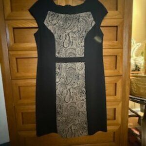 Connected Apparel Little Black Dress–Slimming Illusion Fit, Timeless Classic-14W